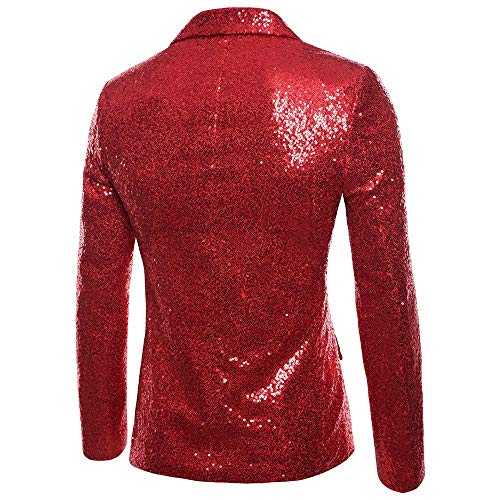 Gold Sequin Blazer Men - Dinner Jackets For Men Uk Men'S Sequin Suit Jacket Peak Lapel Sparkly Party Show Glitter Sports Coat Gold Sequin Jacket Blazer Slim Fit Dress Suit One Button For Party,Wedding