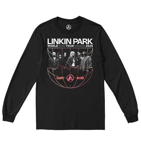 Linkin Park Unisex Official Merch from Zero Globe Long Sleeve Tee Standard