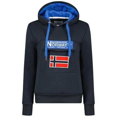 Geographical Norway Gadrien Lady - Women's Zip Hoodie Pockets - Sweatshirt Sweater Warm Hoodie Jacket - Women's Spring Summer Autumn Winter Season