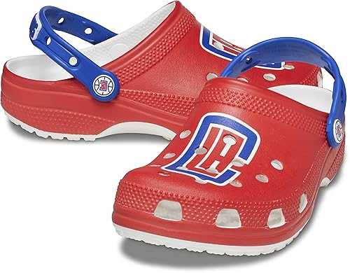 Unisex-Adult Classic Collegiate Clogs, Los Angeles Clippers, 7 UK Men / 8 UK Women