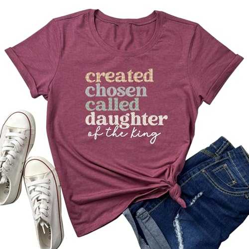 LOOKFACE Women Crewneck Casual Soft Tees Cute Graphic T Shirts