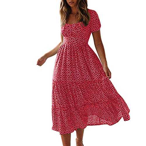 Long Summer Dresses for Women UK 2024 Womens Maxi Dresses for Summer Plus Size Maxi Dresses for Curvy Women Summer Cocktail Dresses Short Sleeve Long Maxi Summer Beach Swing Dress