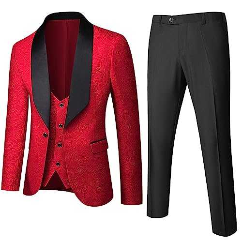 Embossing Process Designer Blazer Jacket Pants Vest/Men's Suit Coat Waistcoat Trouser 3 Pcs