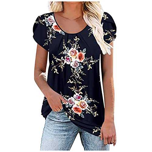 Women Shirts and Blouse Sale Clearance,Ladies Casual Tanks Sleeveless Solid Pullover Drawstring Slimming Vest Blouse Tops Elegant Tunic Shirts Tops Office UK Size S-5XL Shipping 7 Days