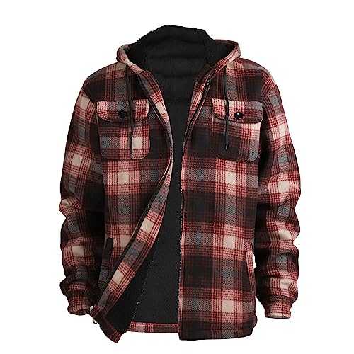 Weatherproof Softshell Fleece-Lined Windbreaker Jackets/Winter Outdoor Coats/Windbreaker/Medium-Weight Water-Repellent