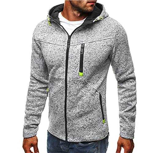 Hoodies for Men UK Sale Clearance Casual Sweatshirts Hooded Jackets Full Zip Hoodie Slim Fit Long Sleeve Tops Drawstring Hoody Coats Sweater Sportswear Outwear S-4XL