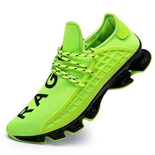 DUORO Men's Running Shoes Women's Casual Sneakers Breathable Mesh Slip on Blade Athletic Lightweight Tennis Sports Shoe for Men