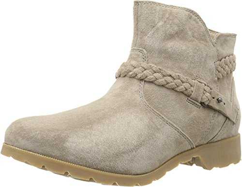 Women's Delavina Suede Ankle Boot, Black Olive, 8.5 Medium US