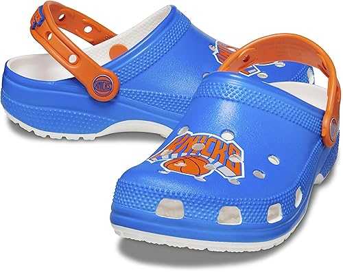 Unisex-Adult Classic Collegiate Clogs, New York Knicks, 7 UK Men / 8 UK Women