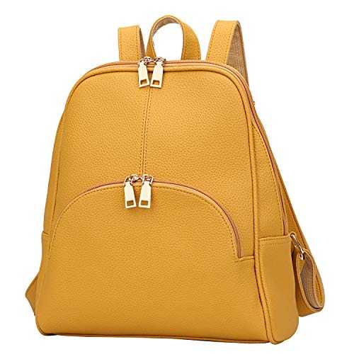 KKXIU Women Backpack Purse Casual daypacks for ladies Synthetic Leather Shoulder Bag