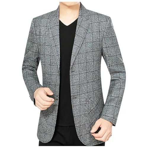 Men's Suits Slim Fit High End Business Casual Suit Casual Lapel Two Button Jackets Dinner Suits Simple Blazer Versatile for Formal and Leisure Occasions