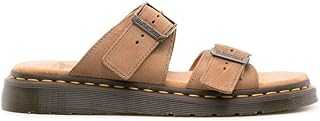 Dr Martens Unisex Josef Tumbled Nubuck Buckle Slide Sandal