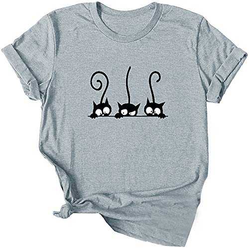 Lailezou Women's Thanksgiving Letter Print T-Shirt Love Graphic T-Shirt Summer Top
