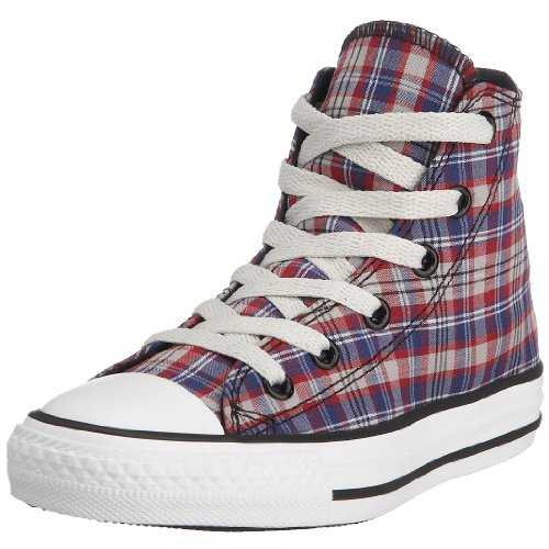 Junior/Youth Chuck Taylor All Star Plaid HI Lace-Up