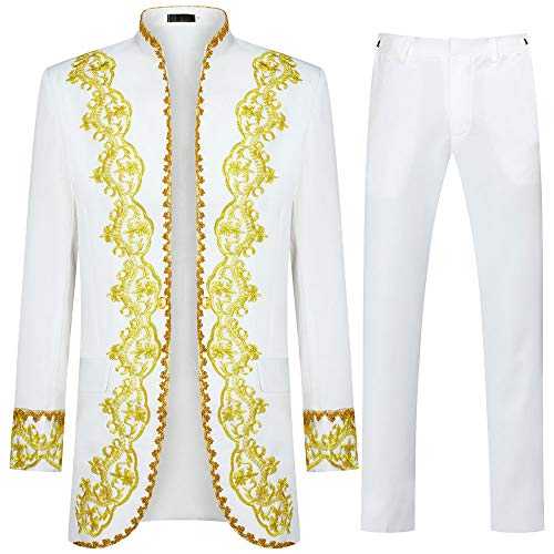 Men's Luxury Suits 3 Piece Casual Slim Fit Stylish Dress Suit Royal Style Tuxedo Blazer Coats Jackets & Vest & Trousers