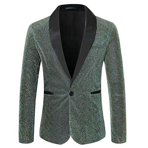 Classic Men's Blazers Casual - Solid Colour Blazer Jacket Mens Party Wedding Jacket Suits Elegant Slim Fit Fall Winter Single Breasted Vintage Retro Smart Formal Business Dinner Jacket Waistcoat