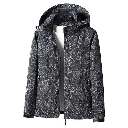 Zeiayuas Waterproof Running Jacket Women Hood Rain Coat Plus Size Softshell Jackets Ski Winter Fall Outdoor Hiking Traveling Windbreaker Outerwear Sports Mountaineering Coats Raincoats