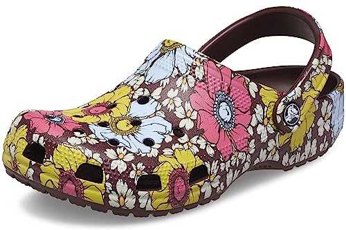 Unisex's Classic Printed Floral Clogs
