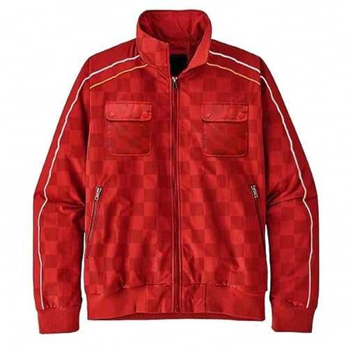 LP-FACON The Fall Guy Ryan Gosling Red Satin Bomber Jacket