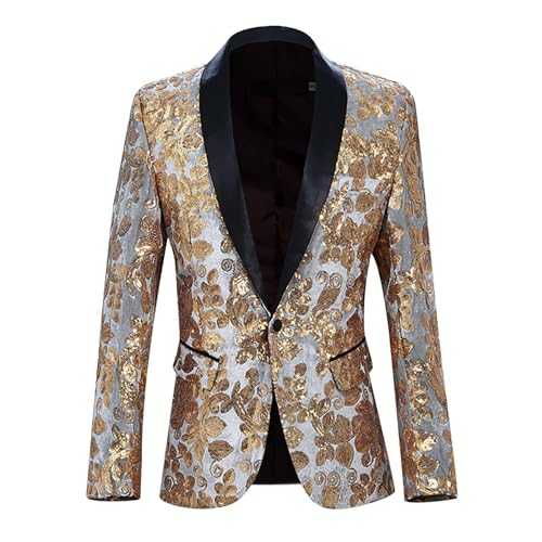 Men Slim Fit Suit Men's Performance Suit Pink Silver Sequin Male Stage Performance Slim Fit Suit Men Prom Jackets