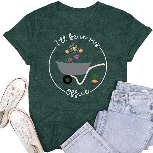 Garden Shirts for Women Plant Lover Gardener T-Shirt Gardening Gifts Short Sleeve