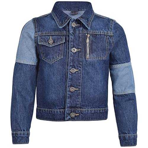 A2Z Mens Jacket Fashion Denim Bomber Jacket Jeans - Jacket JK38 Dark Blue M