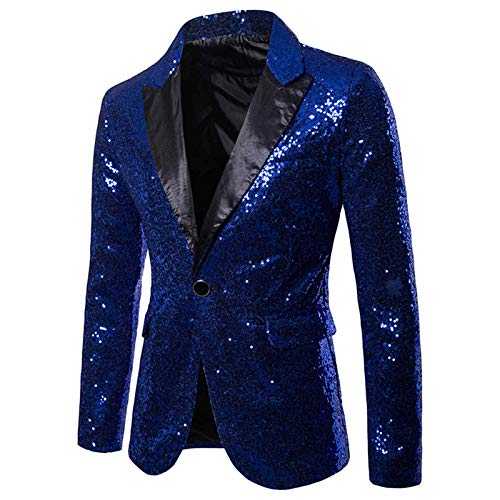 COOFANIN Mens Blazer Navy Blue UK Sales Clearance Men Blue Tuxedo Suit Set Saco Negro para Hombre De Vestir Men Suit Jackets and Blazers Black Blazer Men Funeral