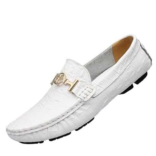 UOPYNE Formal Oxford Shoes for Men Slip On Cow Leather Casual Loafers Moccasin Man Mens Luxury Handmade