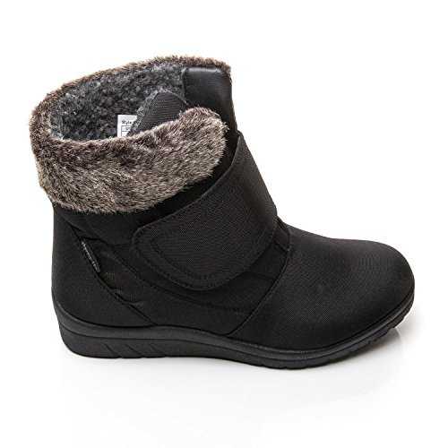 Cushion Walk Thermo-Tex Womens Comfort Fit Winter Boots - CW81 Black
