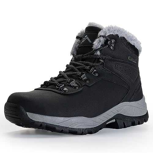 CC-Los Women's Winter Snow Boots Cozy Fur-Lined Water-Resistant Non-Slip Comfort 3.5-8.5