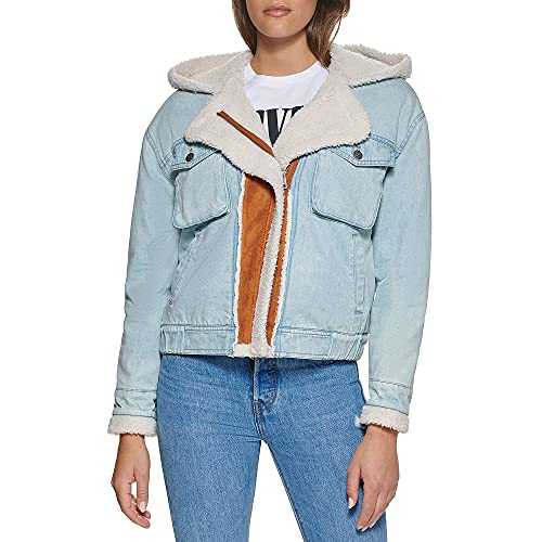 Levi's Women's Denim Sherpa Hoody