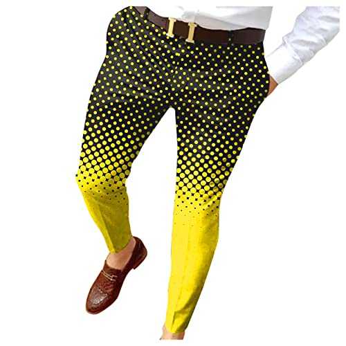 Men's Trousers Modern Elegant Men's Trousers Black Stretch Suit Trousers Men's Black Regular Fit Men's Slim Fit Print Zipper Button Trousers Suit Trousers Men's Casual Fashion Long Trousers