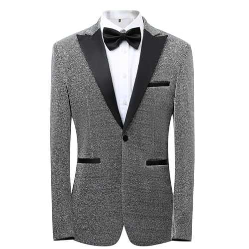Men Blazer Regular Fit Summer Autumn Cotton Jackets Timeless Stretch Slim Fit Button Dress Coats Elegance Suit Jacket Versatile Classic Solid Color Tuxedo Outwear Office Work Wedding Banquet