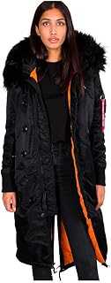 ALPHA INDUSTRIES Women's Long Fishtail Wmn Coat