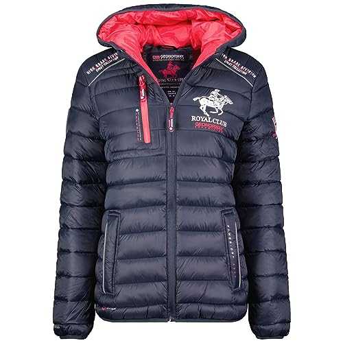 Geographical Norway Brick Lady - Warm Coat Fur Seasons Autumn Winter Spring - Women Comfortable Jacket Long Sleeve Windproof Parka Style
