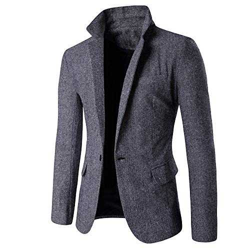 Men's Casual Blazer Jacket Slim Fit Sports Coat Business Suit Classic Fit Fashionable Spring Shirt Lapel One Button Checkered Date Quick-Dry Suit for Men Regular fit Shirts tee Men's Polo Shirts