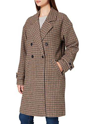 Vero Moda Women's Vmelsie Long Wool Check Jacket Ga Coat