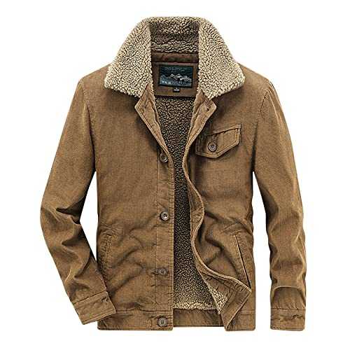 Leather Jacket Mens,Faux Leather Sherpa Fleece Coats Biker Sale Clearance Casual Sheepskin Bomber Jackets Lapel Collar Full Zip Winter Warm Slim Fit Motorcycle Trucker Jacket UK Size 10-20