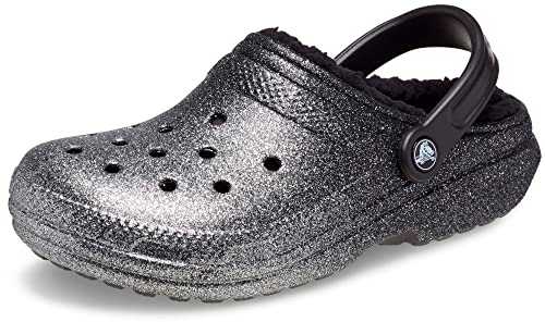 Unisex's Classic Glitter Lined Clogs | Fuzzy Slippers