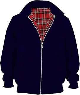 Parsa Fashions Malaika® Harrington Jacket Men's Classic Vintage Retro Scooter 1970'S Bomber Trendy Coat X-Small to XXXXX-Large Available in PLUS SIZES (Extra Small to 5XL)