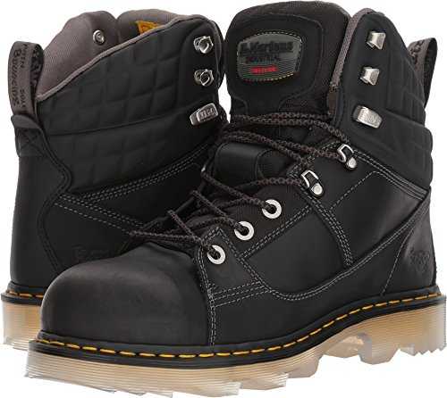Mens Camber Safety Toe 8 Tie Boot, UK: 13 UK, Black