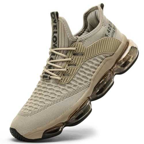Mens Running Shoes Air Cushion Tennis Walking Sneakers Casual Sport Gym Jogging
