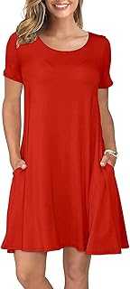 KORSIS Dresses for Women Long Sleeve Round Neck Casual Button Side T Shirts Loose Fitting Sweater Tunic Dress