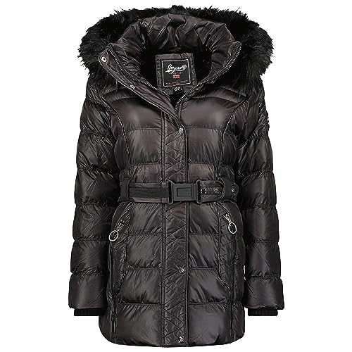 Geographical Norway Aimeraude Lady - Warm Coat Fur Seasons Autumn Winter Spring - Women Comfortable Jacket Long Sleeve Windproof Parka Style