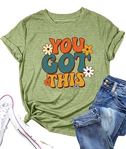 You Got This Shirt Women Teacher Graphic Testing Tshirts Funny Back to School Encouraging Short Sleeve Tees Tops