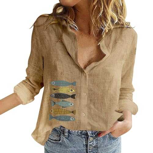 Women Long Sleeve Blouse Button Closure Shirt Colourful Floral Butterfly Print Elegant V Neck Sexy Tops Casual Office Chiffon Shirt Blouse Holiday and Daily Wearing Clothing Carments