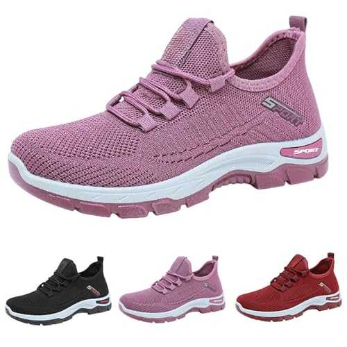 Mens Womens Trainers Air Running Sports Casual Fashion Shoes Lightweight Mesh Slip-On Sneakers FOR Running & Walking Outdoor Jogging