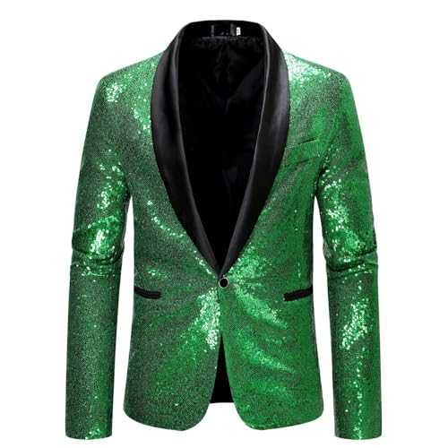 Men's Suits Slim Fit Sequin Leopard Print British Suit Casual Lapel One Button Jackets Party Dinner Suits Simple Blazer Versatile for Party and Leisure Occasions