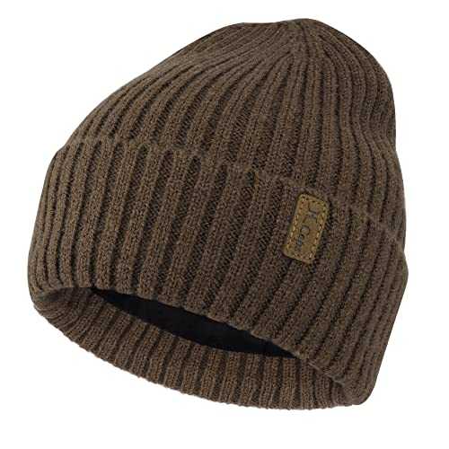 Bequemer Laden Mens Winter Warm Beanie Hats Knitted Slouchy Skull Caps with Fleece Lined for Women Men Cold Weather