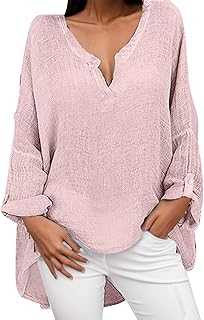 T-Shirt Women's Short Sleeve Summer T-Shirts Casual Colour Top Size Plus Loose Solid Sleeves Long Shirt V-Neck Women's Blouse Women's Blouse Glitter Top Silver